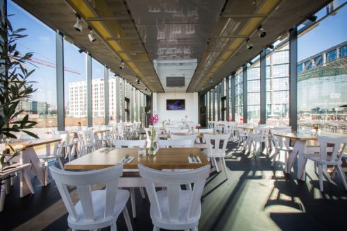 Event Location direkt am Hauptbahnhof mit bestem Ausblick für Weihnachtsfeier, Sommerfest und Firmenfeier 001