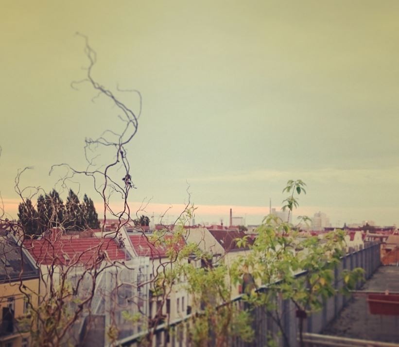 Rooftop-Studio-Location mit Dachterrasse über Berlin